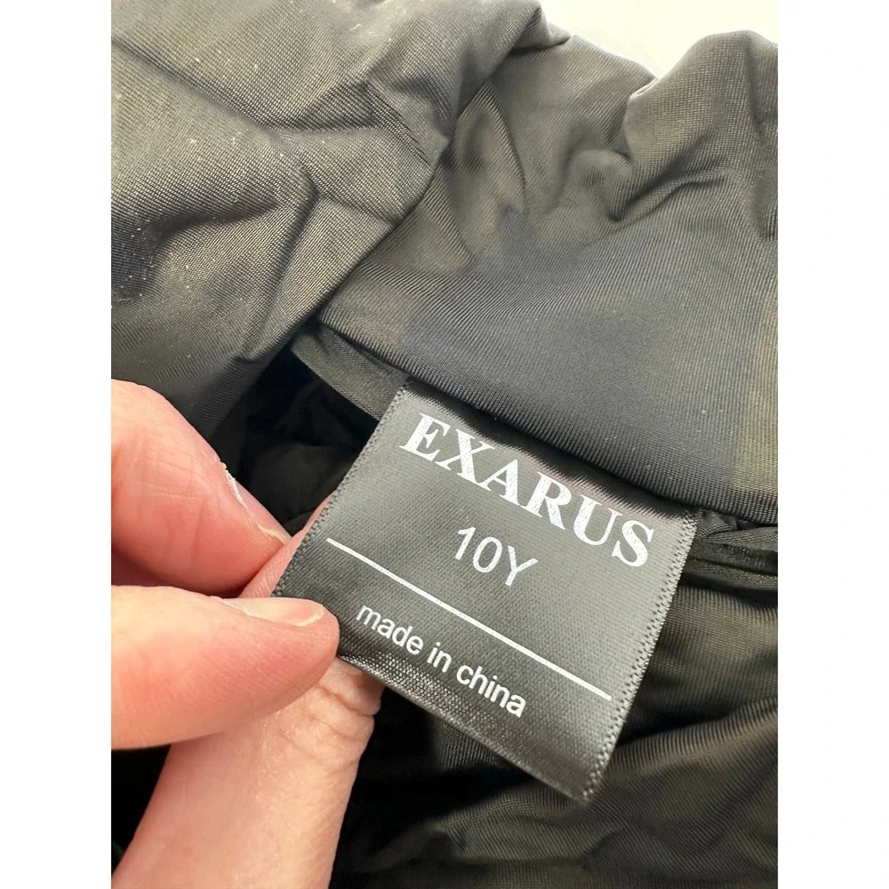 Exarus Girls 3 Pack Active Skorts Black White Pink‎ Tennis Golf Skirts Size 10Y